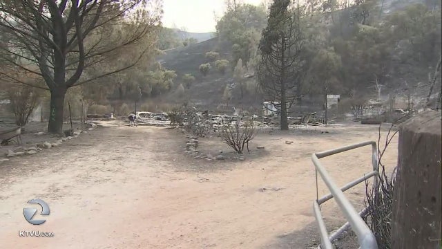 U.S. Sen. Kamala Harris visits fire-ravaged Lake County