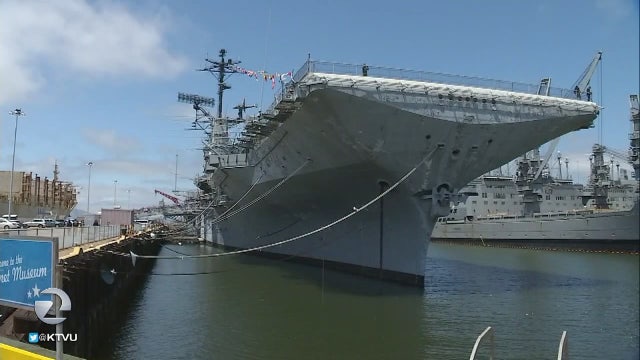 Veterans remembered on board U.S.S. Hornet in Alameda