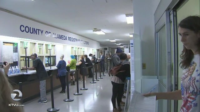 Large early voter turnout in Alameda County