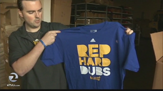 Golden standard achieved; Warriors' merchandise on fire