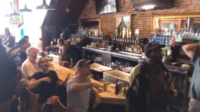 Bar opens in spite of Florence for Carolina Panthers game