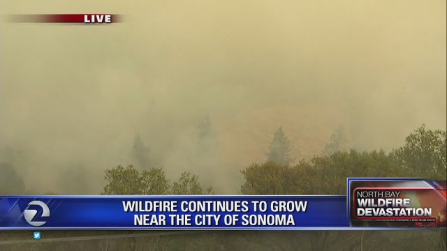 Mandatory evacuation orders for Sonoma County and Lake County