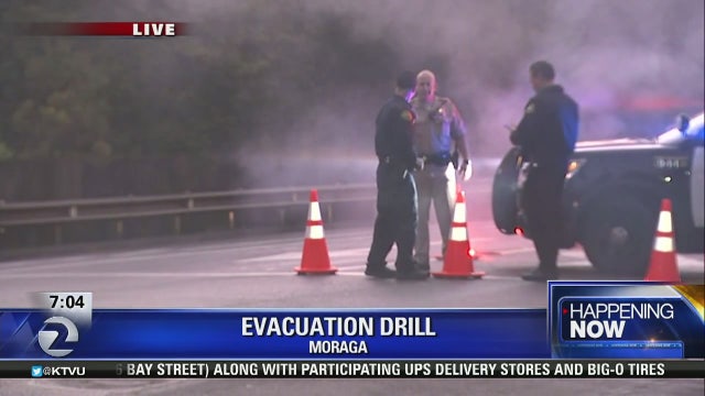 Moraga residents prepare for disaster with wildfire evacuation drill