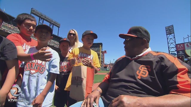Willie McCovey, a baseball giant, remembered as a hero off the field for devotion to Junior Giants