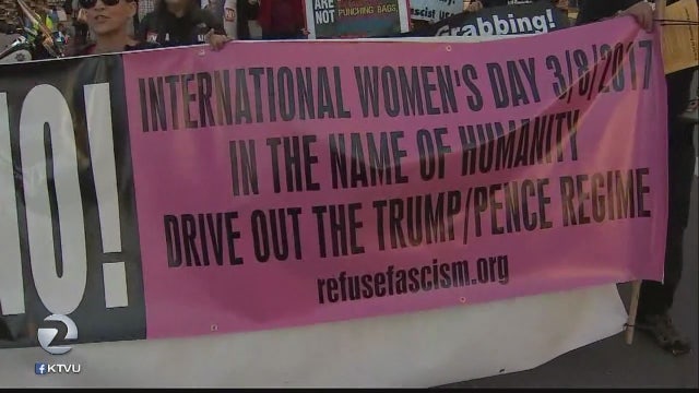 Bay Area Women's Day marches draw thousands of activists and first-time protestors