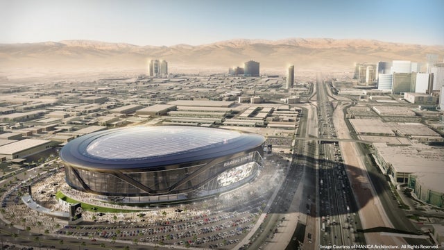 Vegas stadium backers down to 2 top sites for Raiders