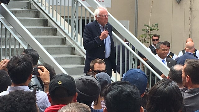 Hillary Clinton, Bernie Sanders appeal for votes as primary day nears