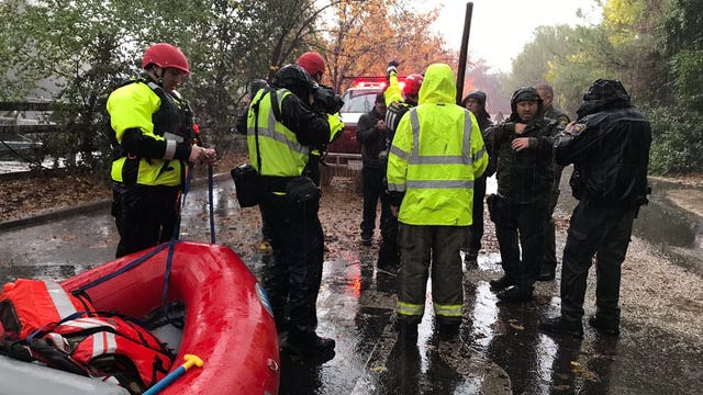 Flash flooding hits area scarred by Camp Fire in Butte County, prompting evacuation warnings