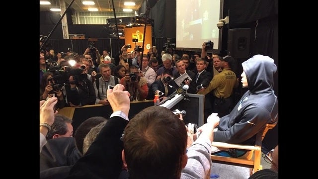 Cam Newton defends interview, knows he's a sore loser