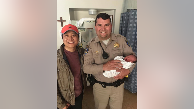 CHP pulls over car for speeding, helps deliver woman's baby
