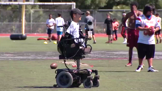 Bay Area football coach born without arms or legs named ESPY award recipient