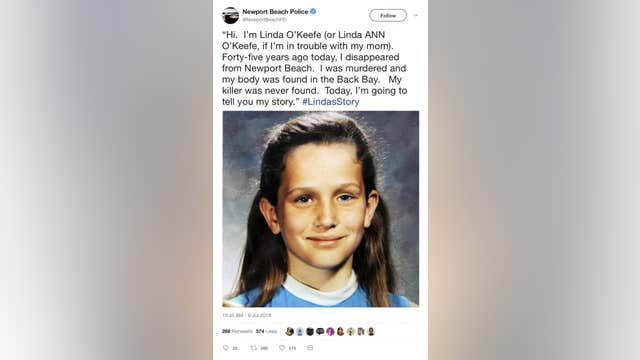 California police draw attention to cold case, in tweets
