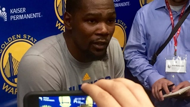 New-look Warriors have smooth first day with Kevin Durant