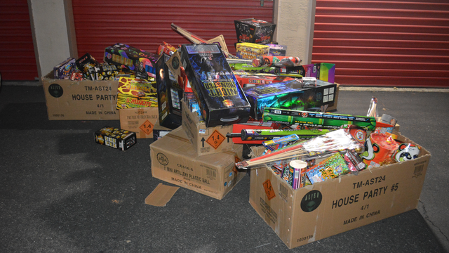 Police seize more than 2,000 pounds of illegal fireworks in San Leandro