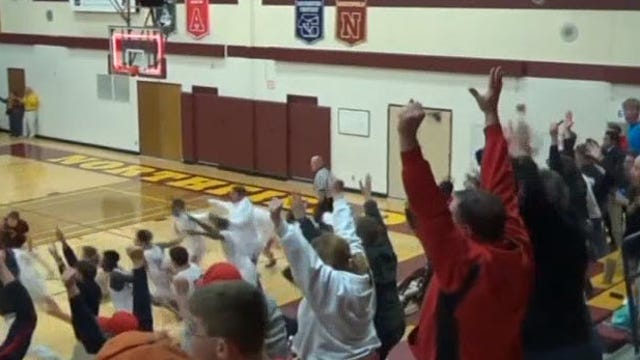 Epic full-court shot wins game