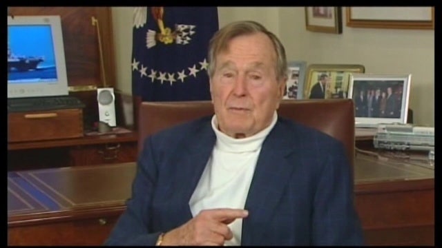 George H.W. Bush calls Trump a 'blowhard' in new book: 'I don't like him'