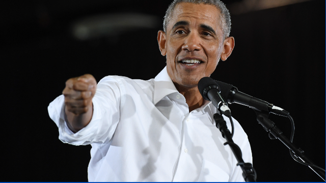 Former President Obama speaks at tech event in San Francisco
