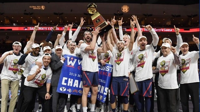 Saint Mary's knocks off No. 1 Gonzaga 60-47 for WCC title