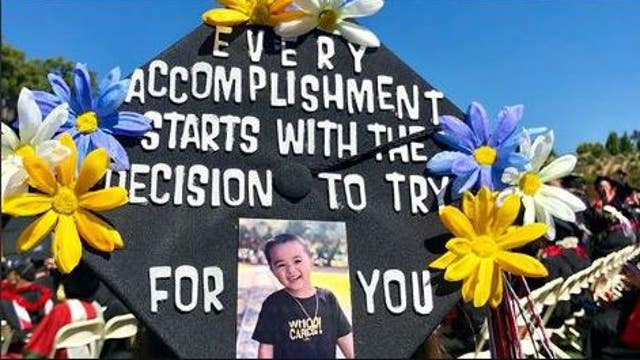 Bay Area mom graduates from college for her son