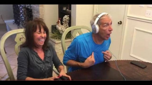 This grandpa-to-be has priceless reaction to pregnancy announcement