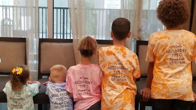 California man hopes T-shirt ad will lead to kidney match
