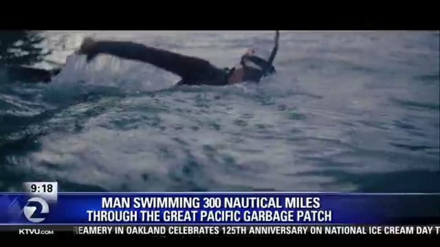 Man swimming 300 nautical miles through vortex of trash