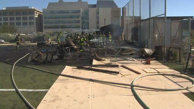 SF Fire Department makes quick work of Mission Bay shed fire