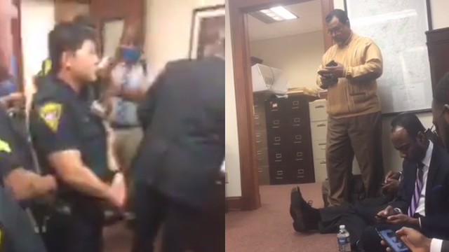 Police end NAACP sit-in against attorney general nominee