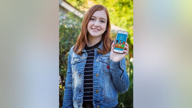 Teen creates app to make sure kids never have to eat lunch alone