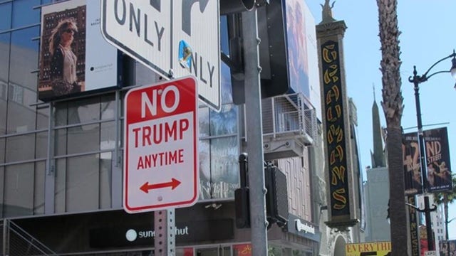 'No Trump Anytime' signs popping up all over L.A.
