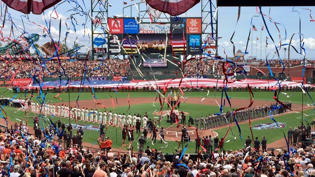 Opening Day: Giants win home opener against Arizona