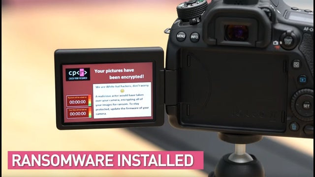 Researchers demo ransomware attack on DSLR cameras