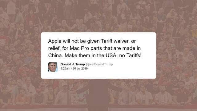 Trump refuses to shield Apple's Mac Pro from China tariffs