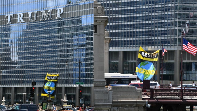 Activists scale Trump Tower, raise 'Resist and Defend' banner