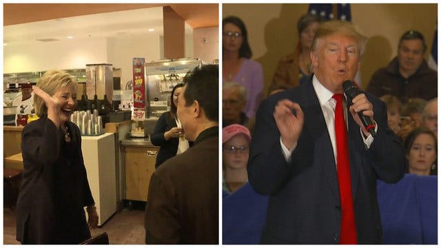 Clinton & Trump win key Saturday races