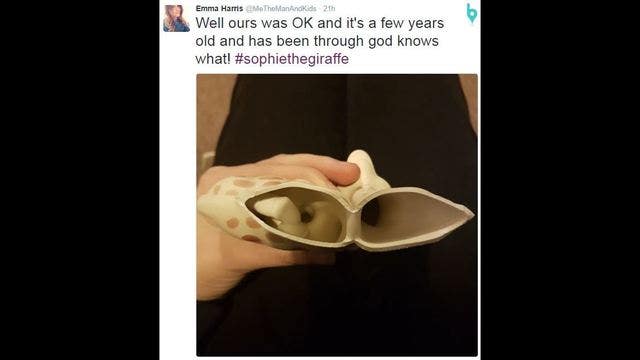 Vulli responds to report of mold found in Sophie the Giraffe