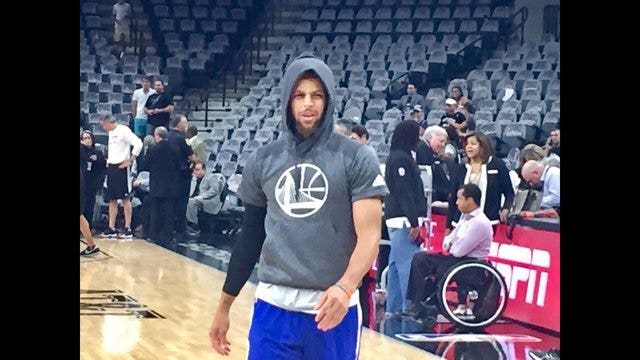 Curry's 36 points leads Warriors to sweep Spurs, 129-115