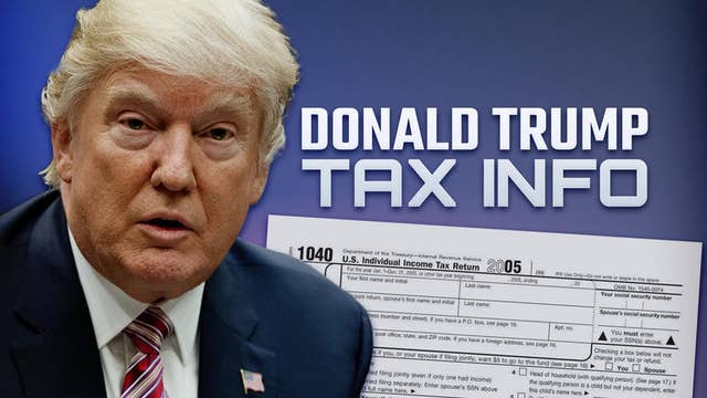 White House releases Trump tax info ahead of TV report