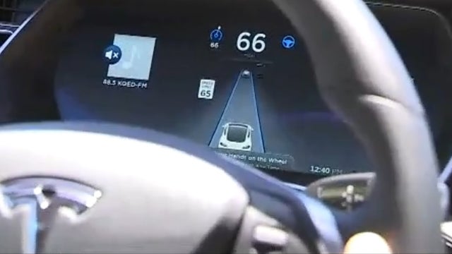 Tesla Model S autopilot put to the test
