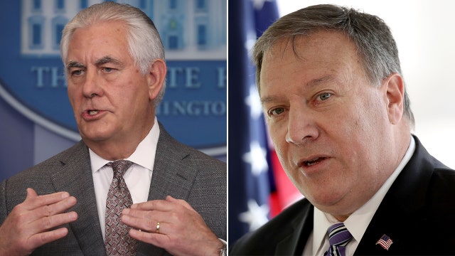 White House discusses replacing Secretary of State Rex Tillerson with CIA Director Mike Pompeo