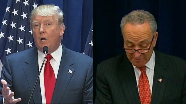 Trump, Schumer trade barbs over Putin ties