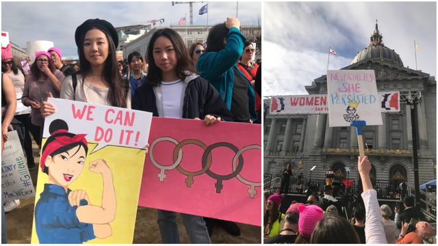 Gallery: Experience the signs and sights of annual Women's March across Bay Area