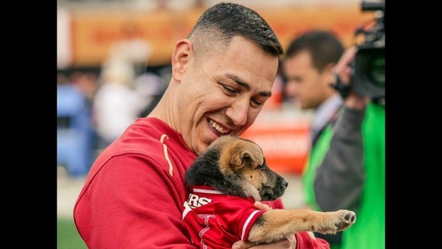 Woodland police officer given new puppy by 49ers after losing K9 partner