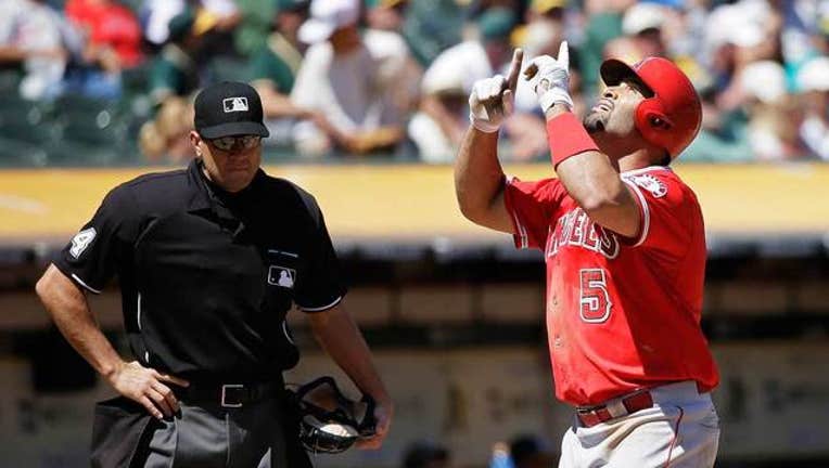 3ace924c-Angels-Athletics Albert Pujols
