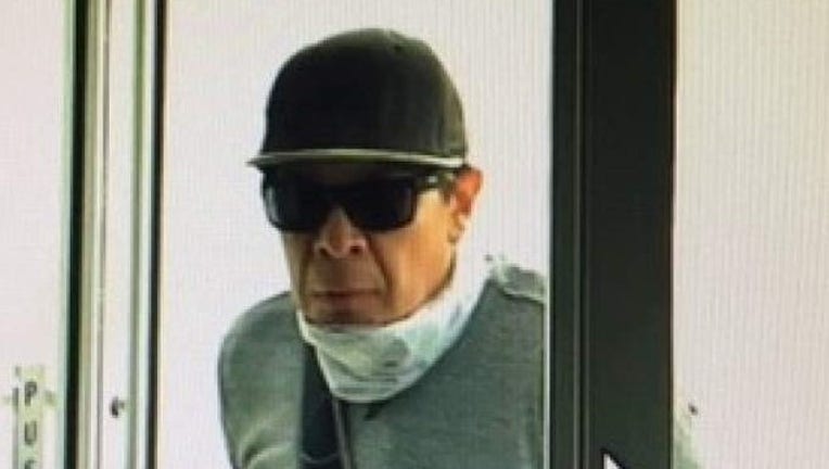 Juan Jose Flores Jr., 44, arrested on suspicion of robbing a Bank of America Wednesday. Photo - Petaluma Police Department