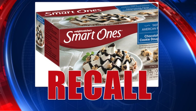 RECALL: Smart Ones Chocolate Chip Cookie Dough Sundae ...