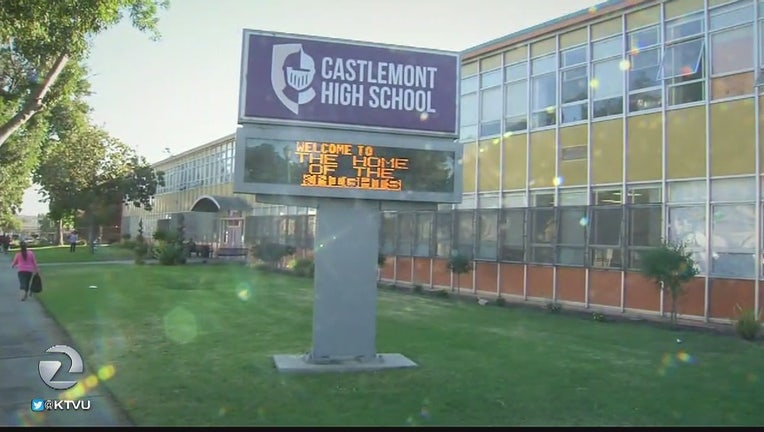Castlemont High School in Oakland.