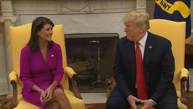 Donald Trump Nikki Haley 100918-401720