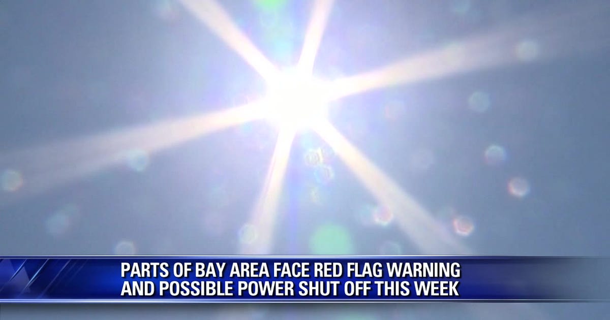 Red flag warning issued for portions of Bay Area, PG&E may cut power ...
