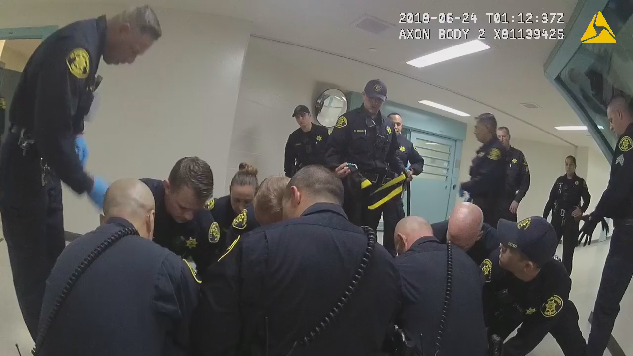 Bodycam videos released in Alameda County inmate's death